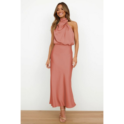 Elegantes Damen-Abendkleid mit Neckholder-Ausschnitt
