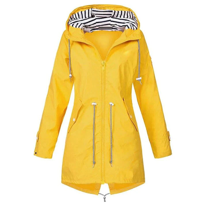 Wasserdichte Outdoor-Jacke Lang Verstellbar