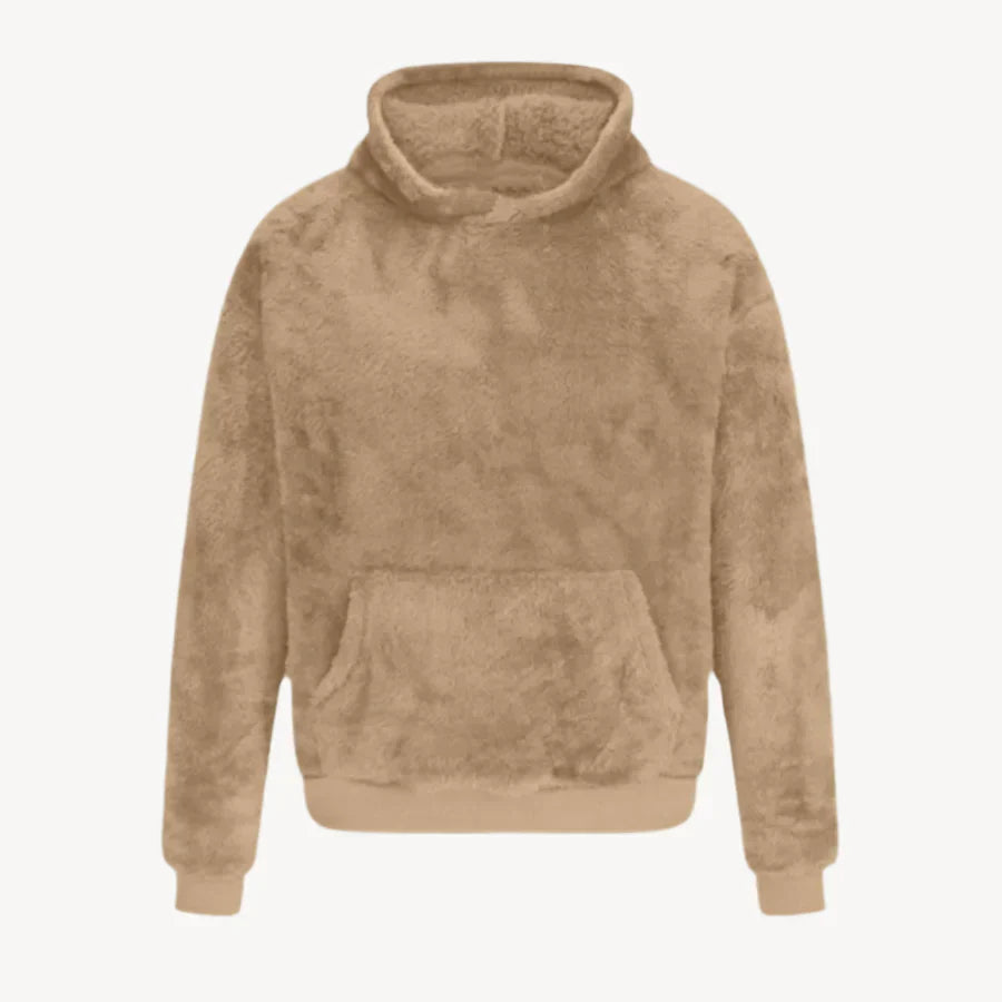 Kuschel-Hoodie Herren Fleece Innenfutter