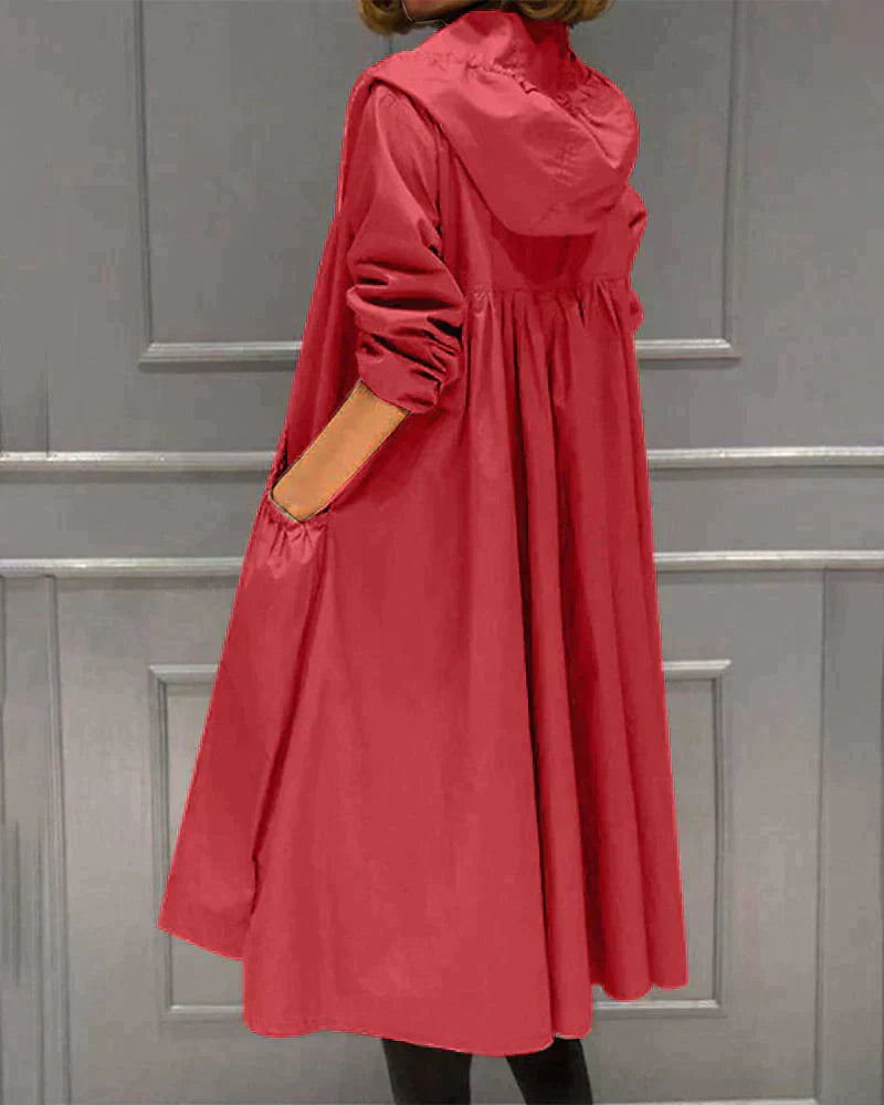 Stylische Damenjacke Kapuze Leicht