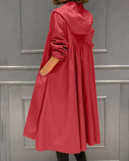 Stylische Damenjacke Kapuze Leicht