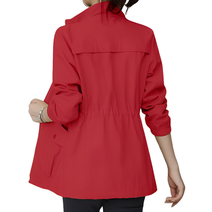 Moderne Damenjacke Verstellbare Taille Stilvoll