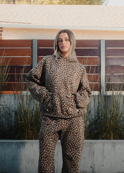 Stylishes Sweatshirt Leoparden Design