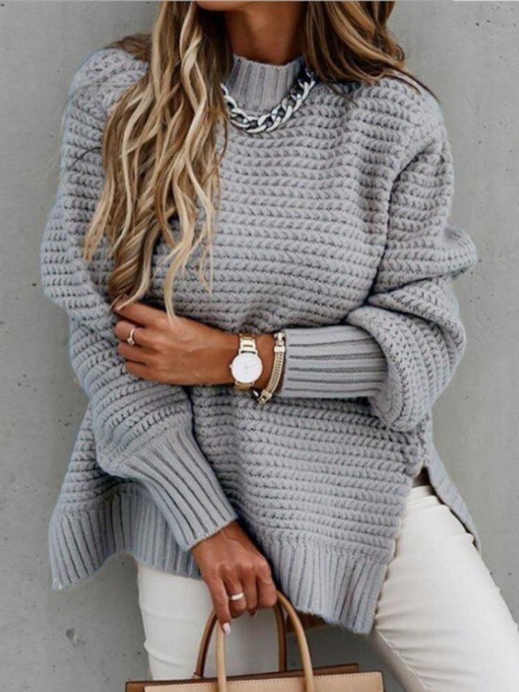 Strickpullover Damen Soft Gemütlich