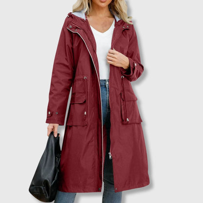 Praktische Winterjacke Kapuze Damen