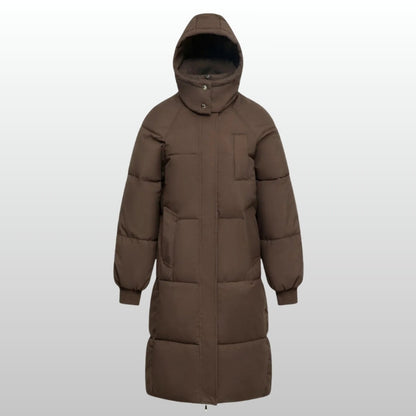 Lange Winterjacke Damen Daunenjacke