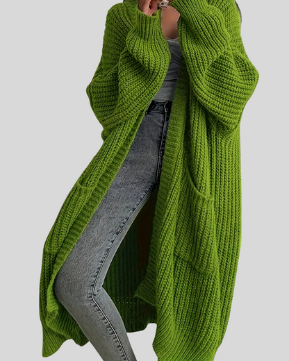 Eleganter Damen Cardigan Lang