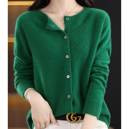 Weicher Merinowolle Cardigan Damen