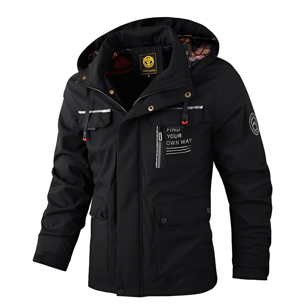 Wetterfeste Herrenjacke Outdoor Dicke Winterjacke