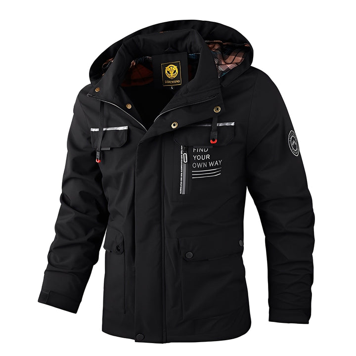 Wetterfeste Herrenjacke Outdoor Dicke Winterjacke