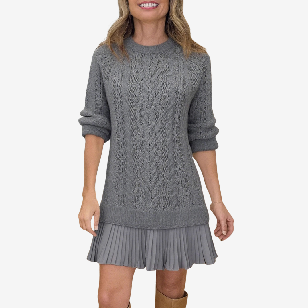 Weiches Strickkleid Damen Elegant