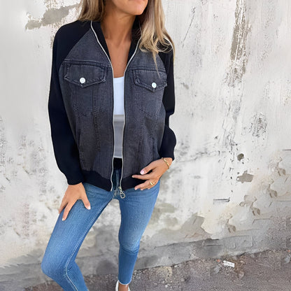 Stylische Damen Jeansjacke Trendy Design
