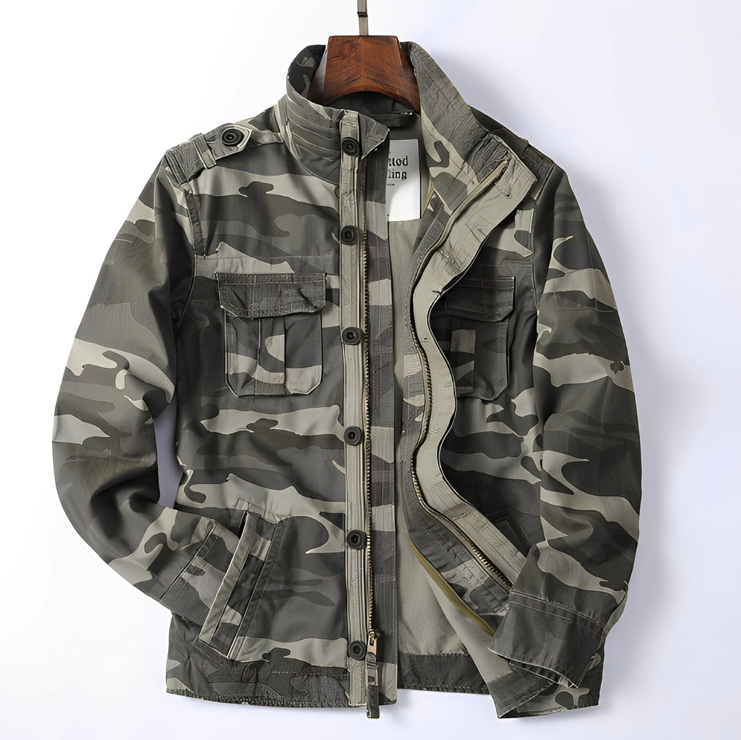 Herren Denimjacke Klassisch Mit Taschen