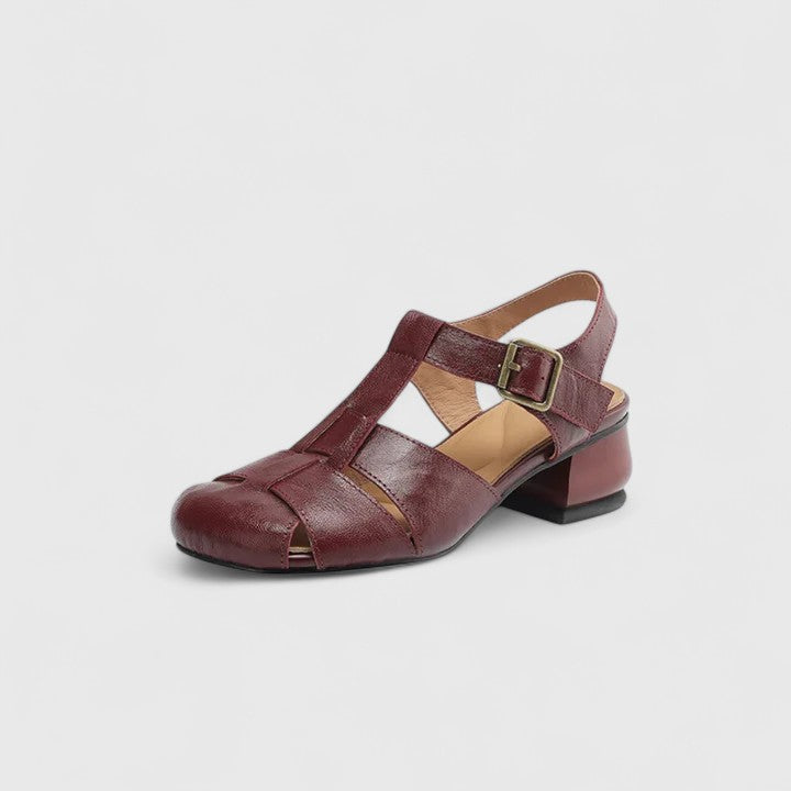 Damen Sandalen Peeptoe Hochhackig Elegant