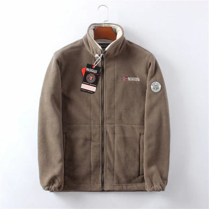 Herren Fleecejacke Winddicht Bequem