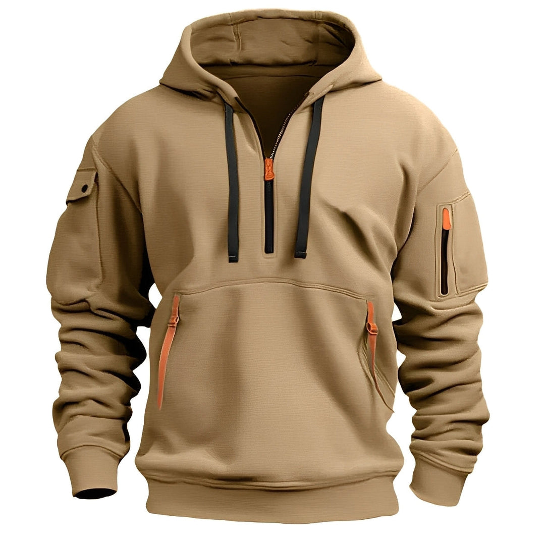 Bequeme Hoodie für Männer mit Halbzip