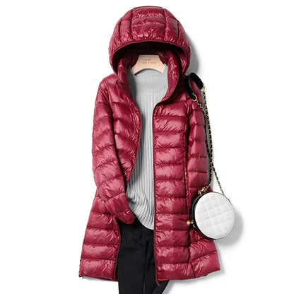 Stilvolle Damen Daunenjacke Warm und Kuschelig