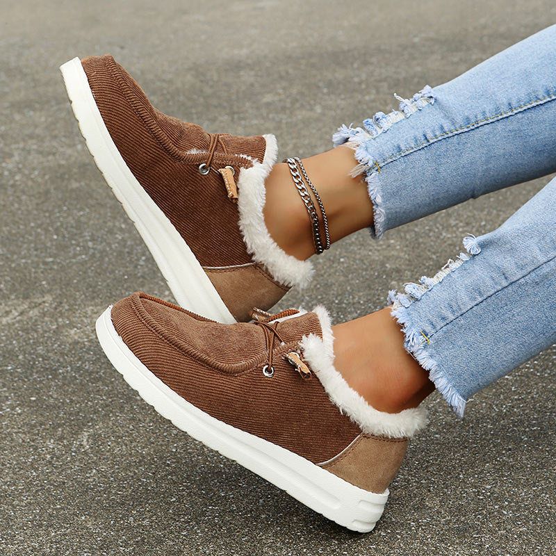 Damen Warm Sneaker Gefüttert