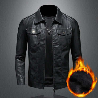 Lederjacke Herren Biker Style Cool