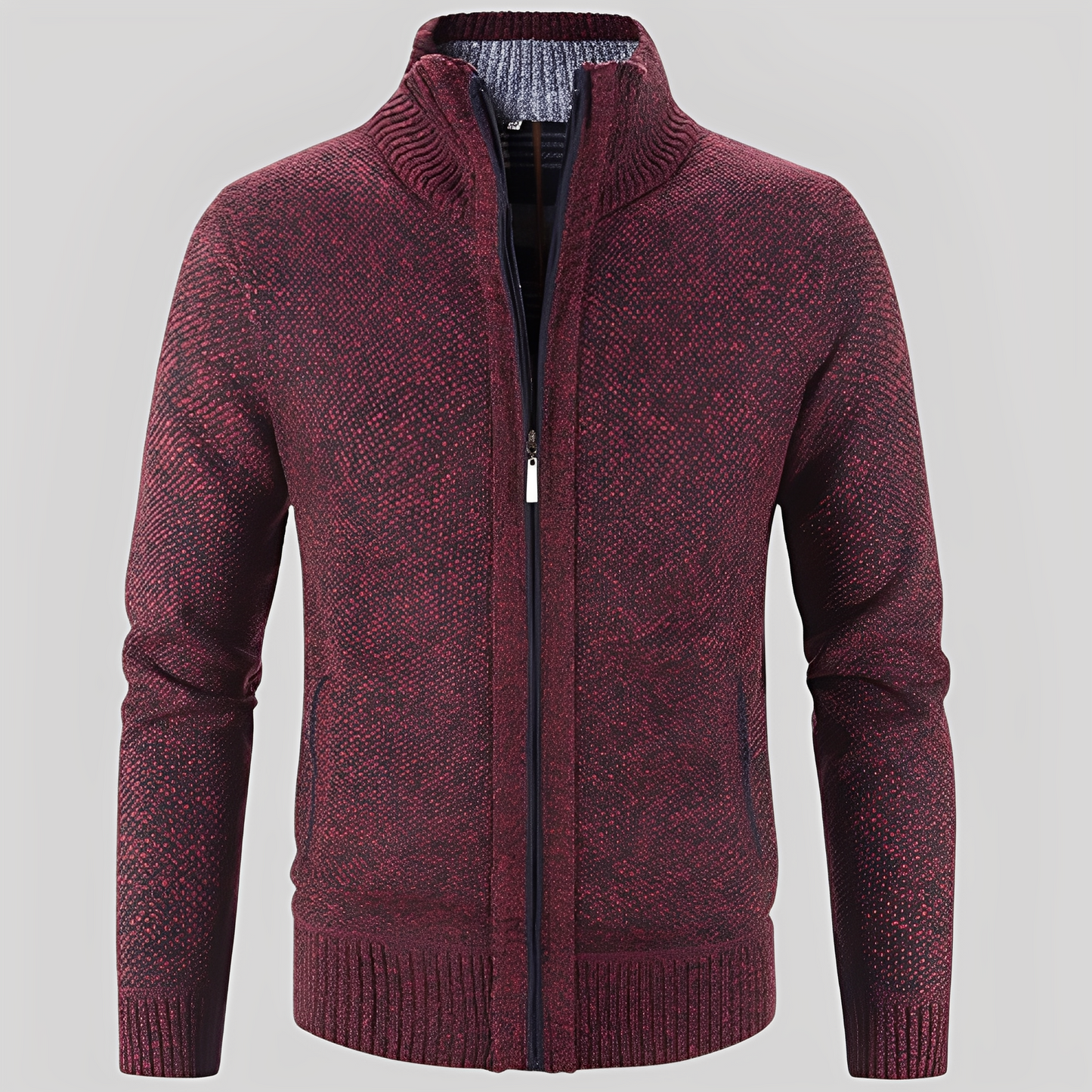 Praktischer Herren Cardigan mit Reißverschluss