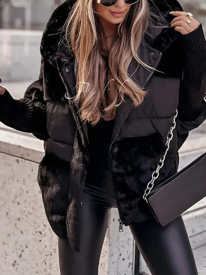 Stylische Bomberjacke Mit Kapuze