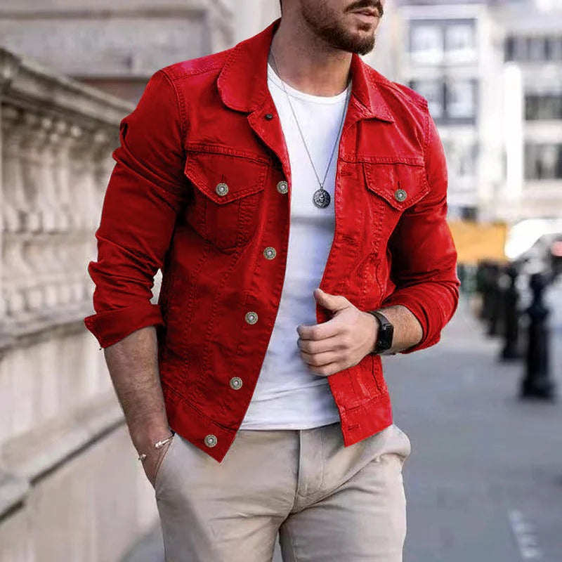 Klassische Herren Jeansjacke ModernSlimFit