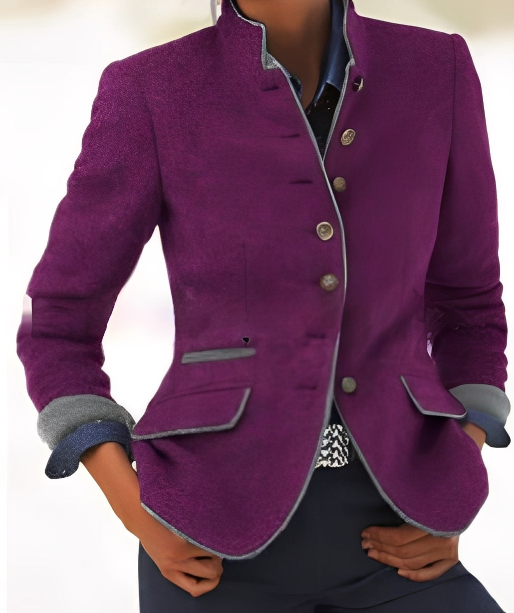 Praktische Damenjacke Mit Taschen Für Den Alltag