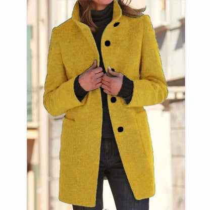 Damen Wollmantel Retro Chic Kayla