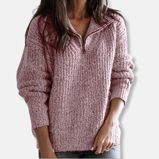 Stylischer Pullover Oversized Schnitt - IdealeKleiden