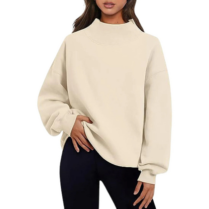 Bequemer Oversized Langarm Pullover