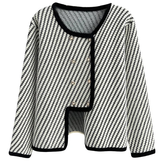 Stylische Damenjacke Bouclé Elegant - IdealeKleiden
