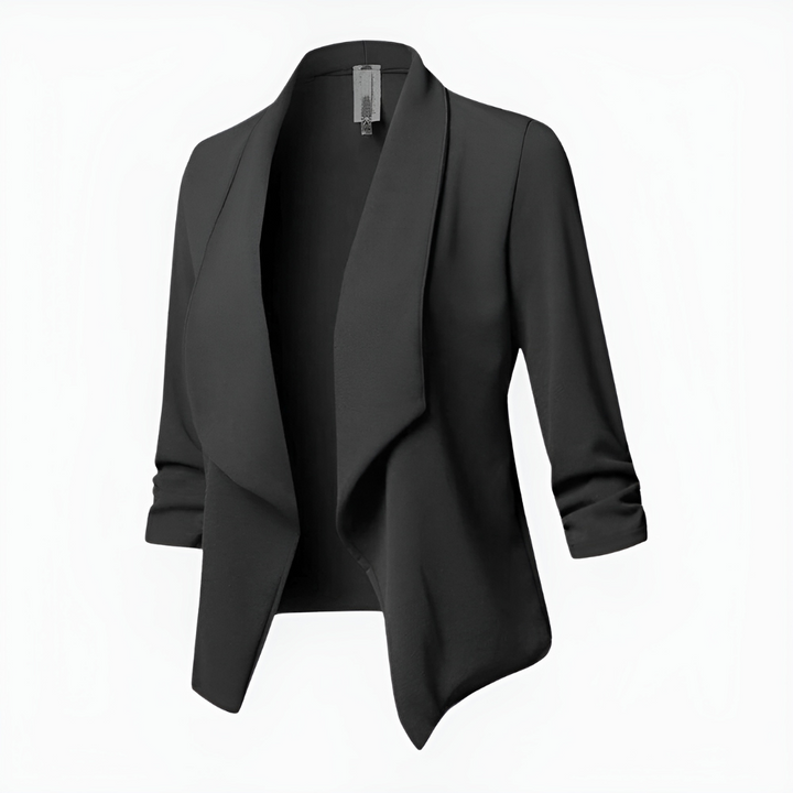 Eleganter Damenblazer Lang Mantelstil