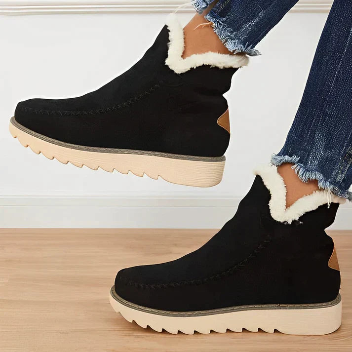 Bequeme Stiefel Mit Dicken Sohlen Kurz