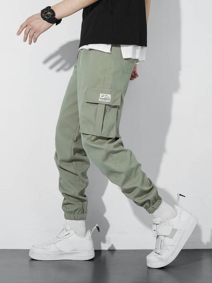 Herren Cargo Hose Bequem Vielfach Taschen