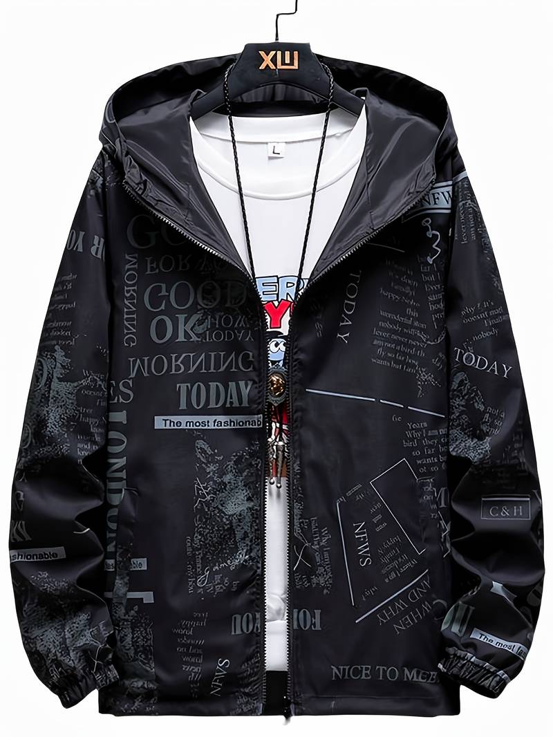 Herren Wendejacke Lässig Casual