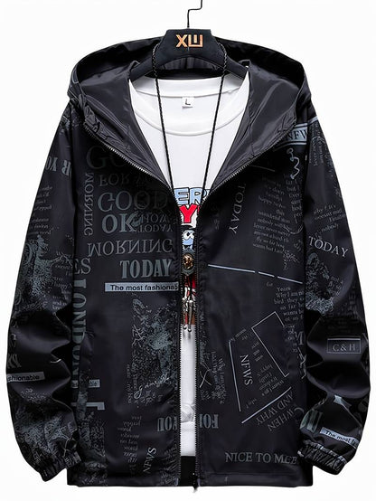 Herren Wendejacke Lässig Casual