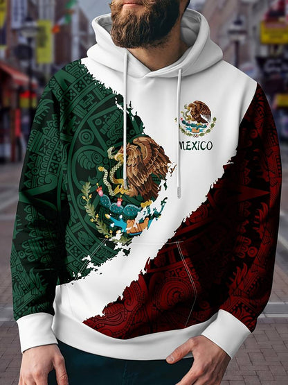Männer Kapuzenpullover Mexiko Style - IdealeKleiden