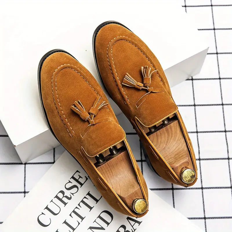 Herren-Hausschuhe Vintage-Stil