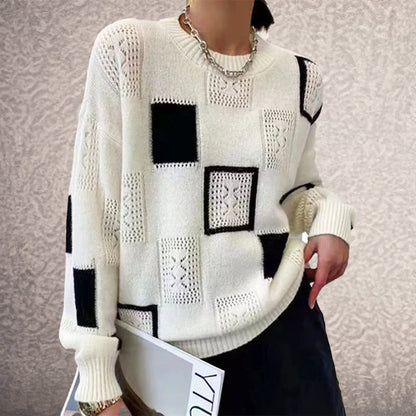 Schicke Strickpullover Damen Winter