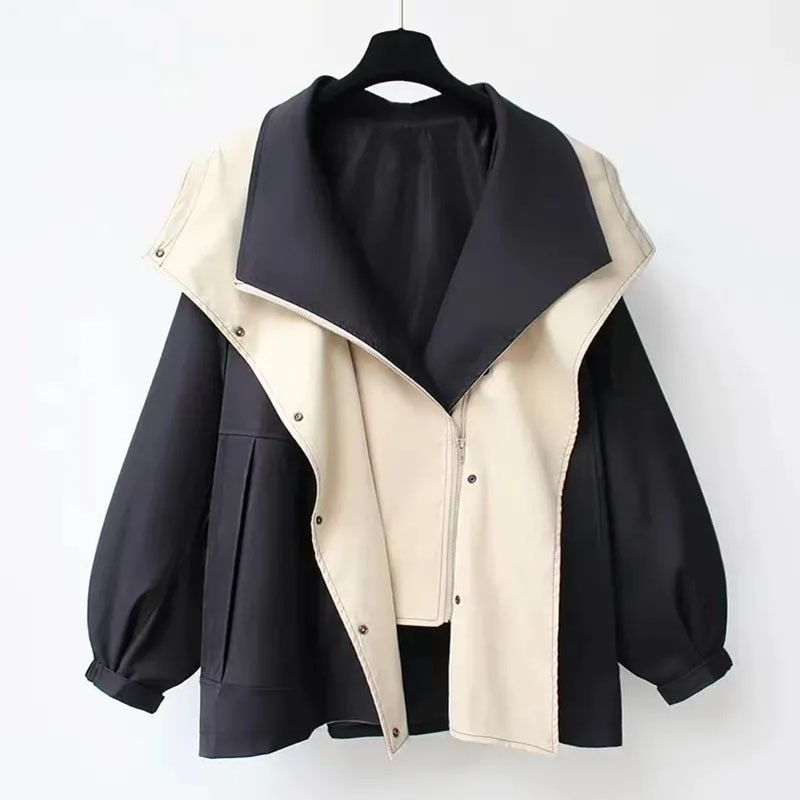 Modische Damenjacke Elegant Geschnürt