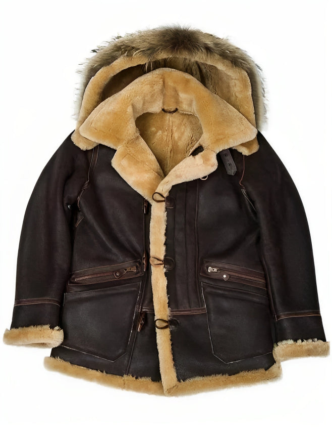 Schaffellmantel B-7 Luxus Design