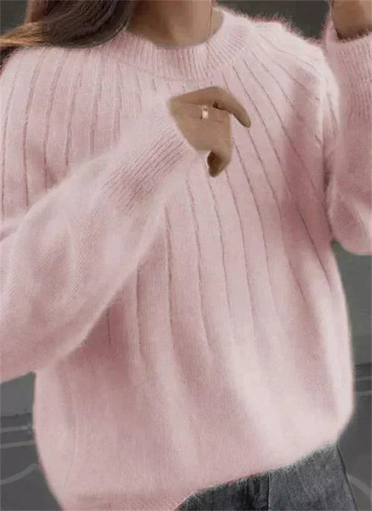 Weicher Strickpullover Cashmere Look - IdealeKleiden