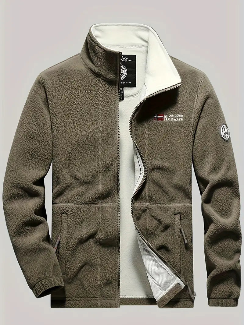 Herren Fleecejacke Lässig Outdoor