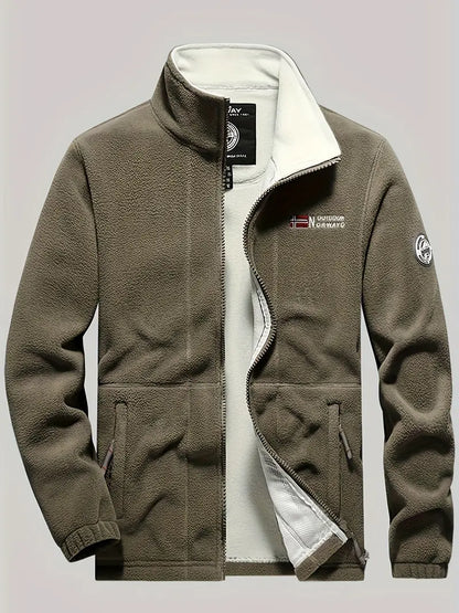 Herren Fleecejacke Lässig Outdoor