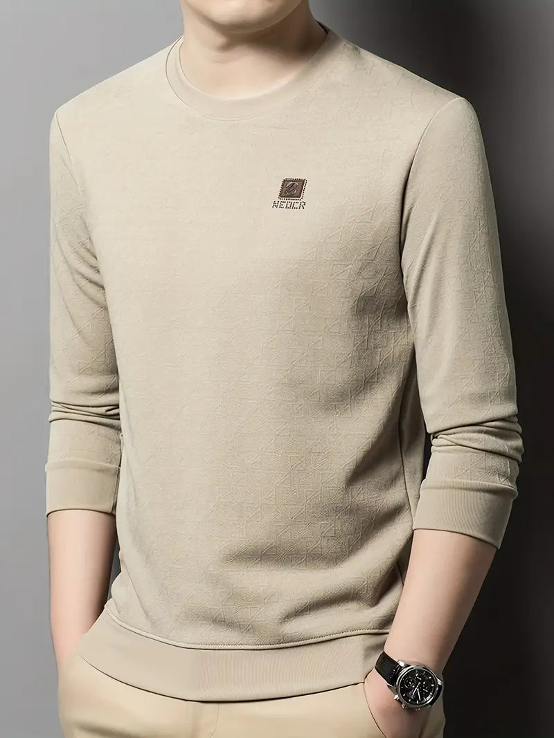 Casual Pullover Rundhals Herren