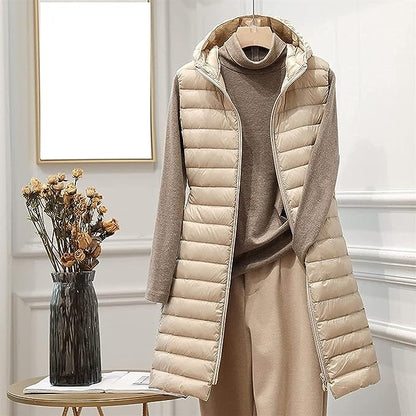 Kuschelige Winterjacke Modern Mit Kapuze