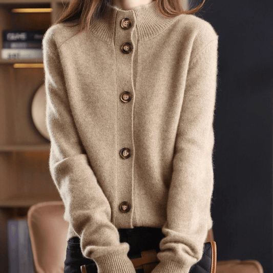 Weicher Kaschmir Cardigan Pullover Damen - IdealeKleiden