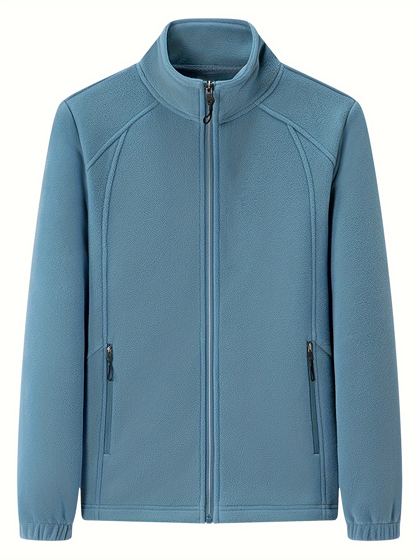 Damen Fleecejacke Warm Stehkragen Langärmlig