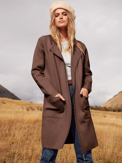 Stilvolle Damenjacke Mit Revers