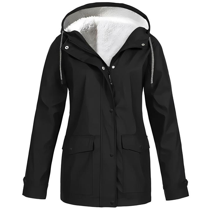 Warmes Winterkleid Damen Fleece Mantel Outdoor